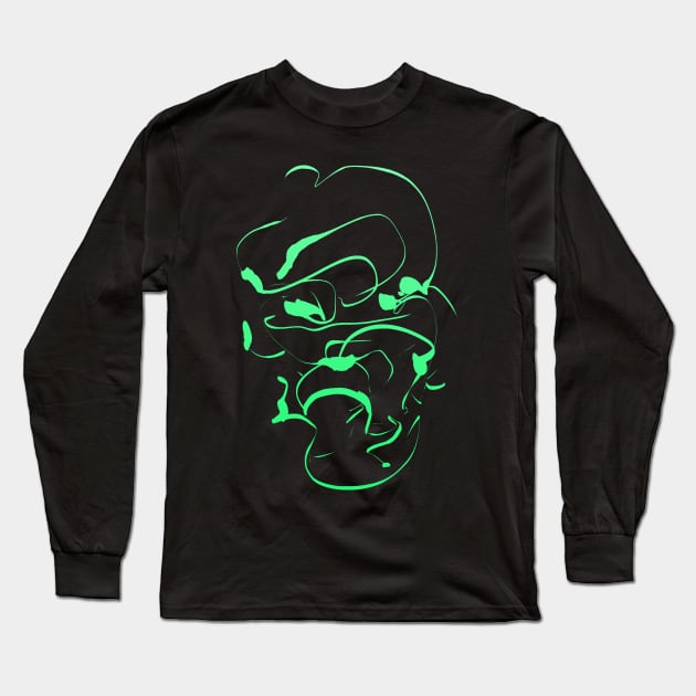 face Long Sleeve T-Shirt by Nikokosmos